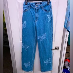 SOLD Hollister butterfly jeans